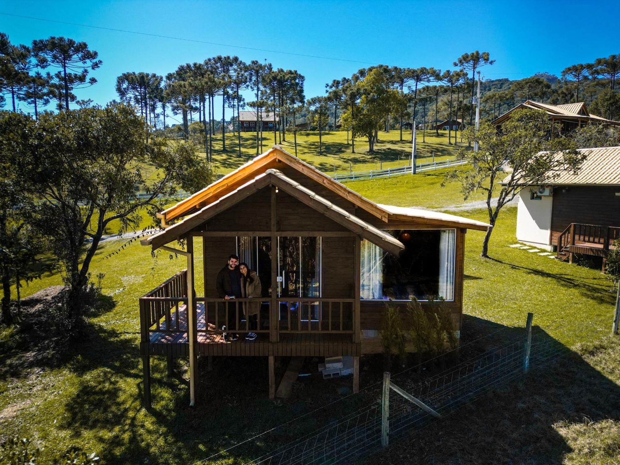 Hospedagem cabanas do lago Urubici Exterior foto