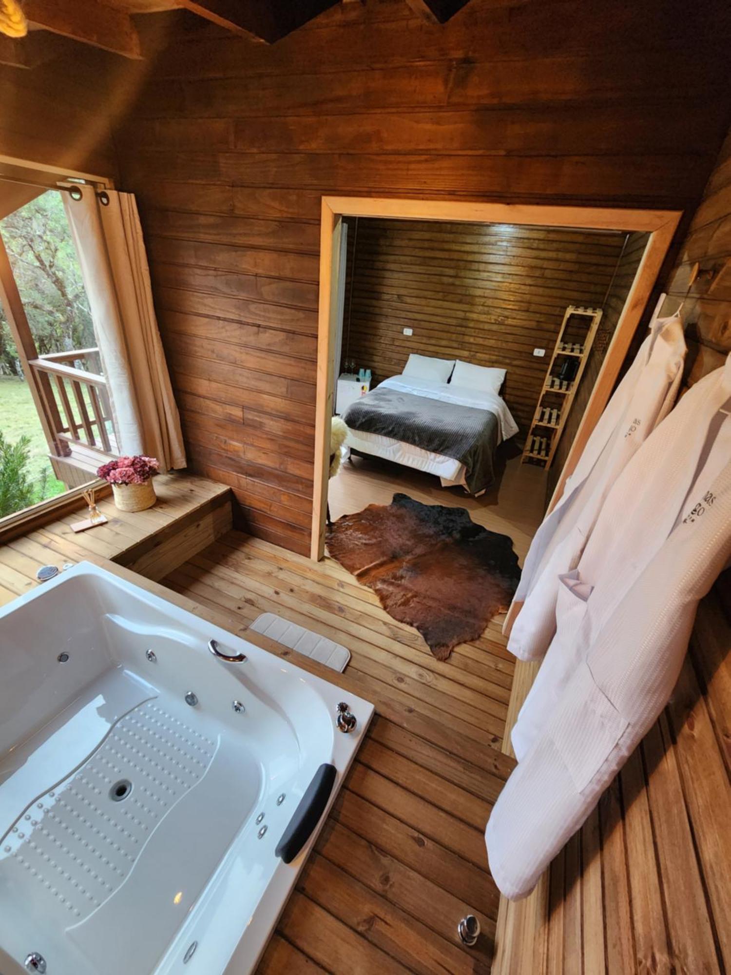 Hospedagem cabanas do lago Urubici Quarto foto